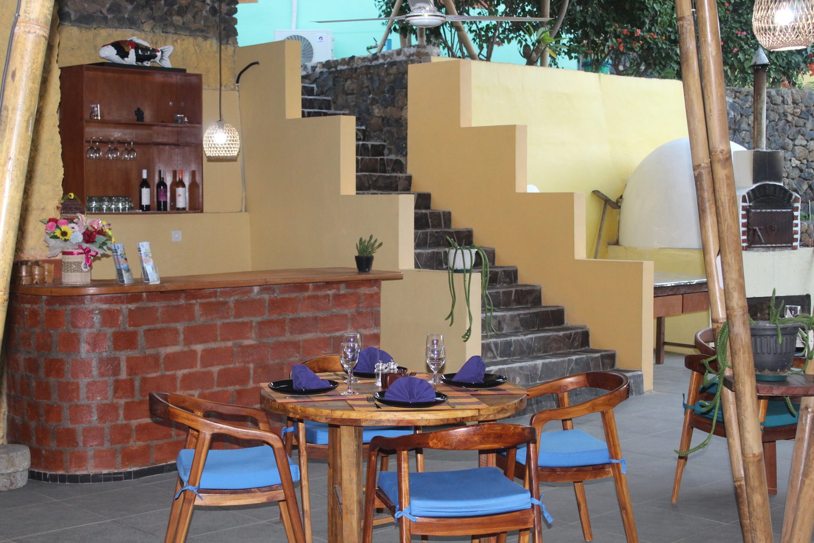 Our Bar, Dinning, and Pizza Oven